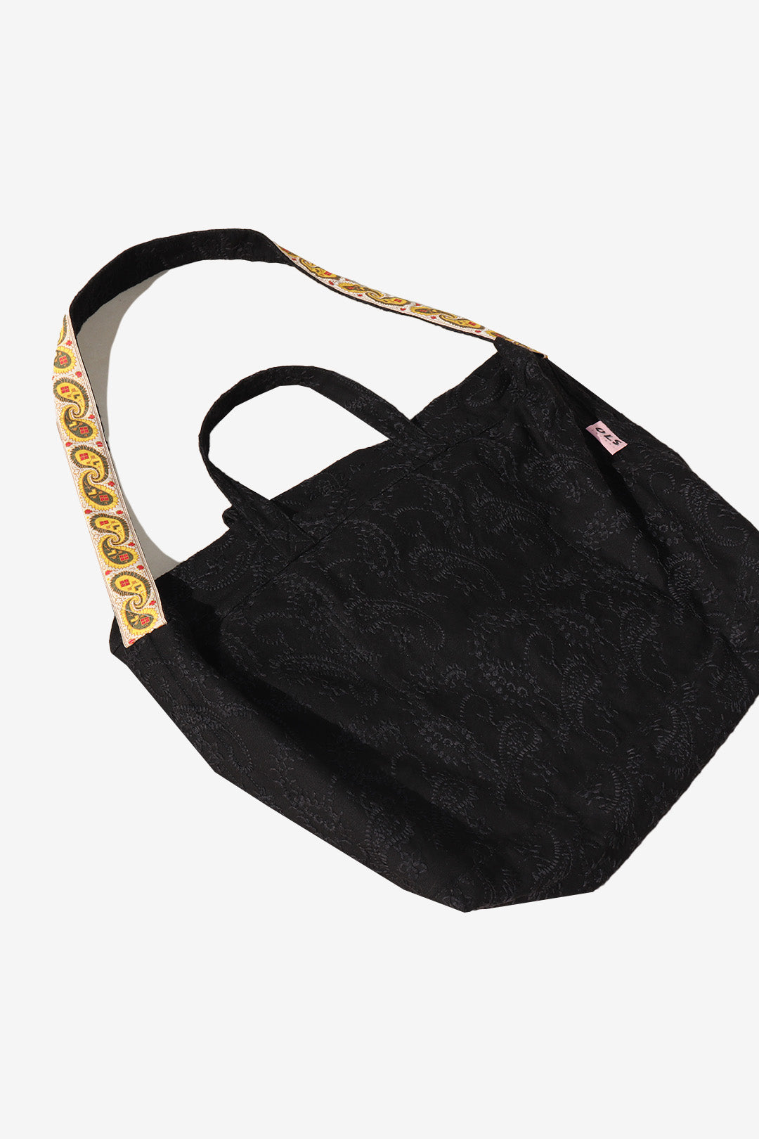 BOLSA FOXY SARJA BORDADA CASHMERE BLACK