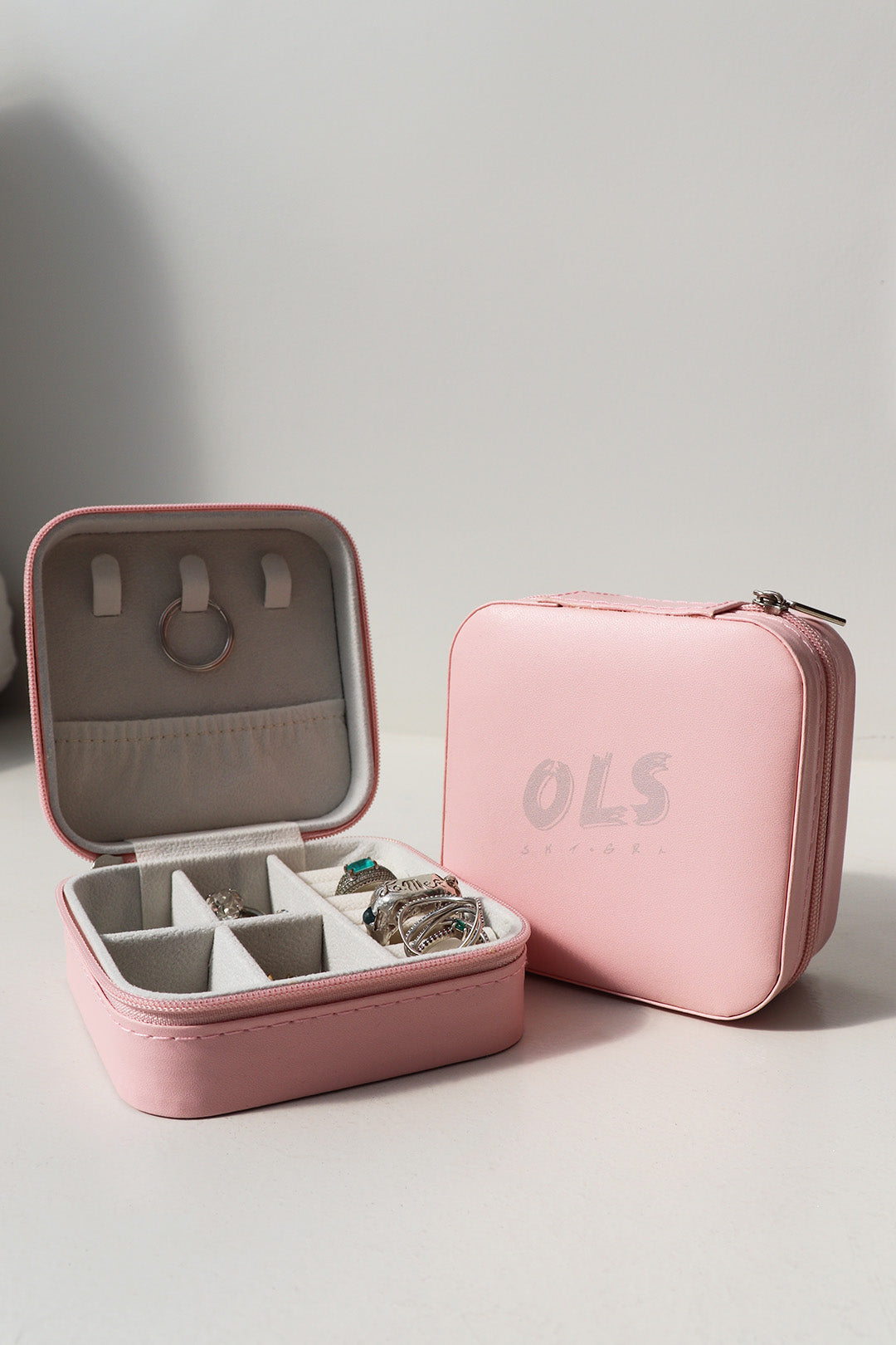 MINI PORTA JÓIAS OLS PINK
