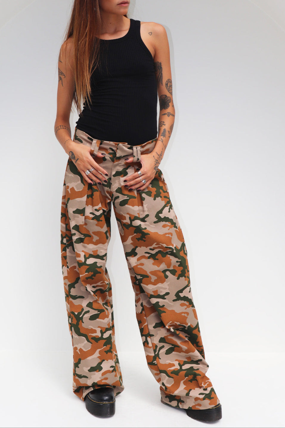 CALÇA DESERT PANTALONA SARJA MILITAR BIEGE