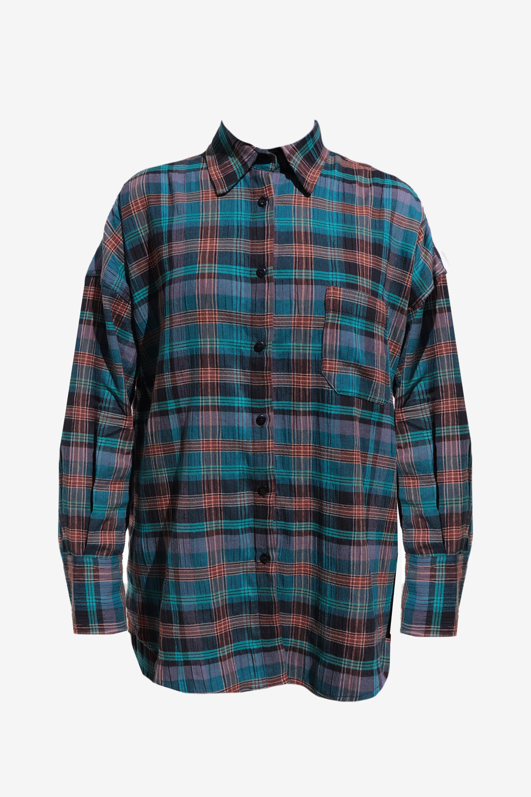 CAMISA MIDNIGHT ALGODÃO XADREZ  BLUE