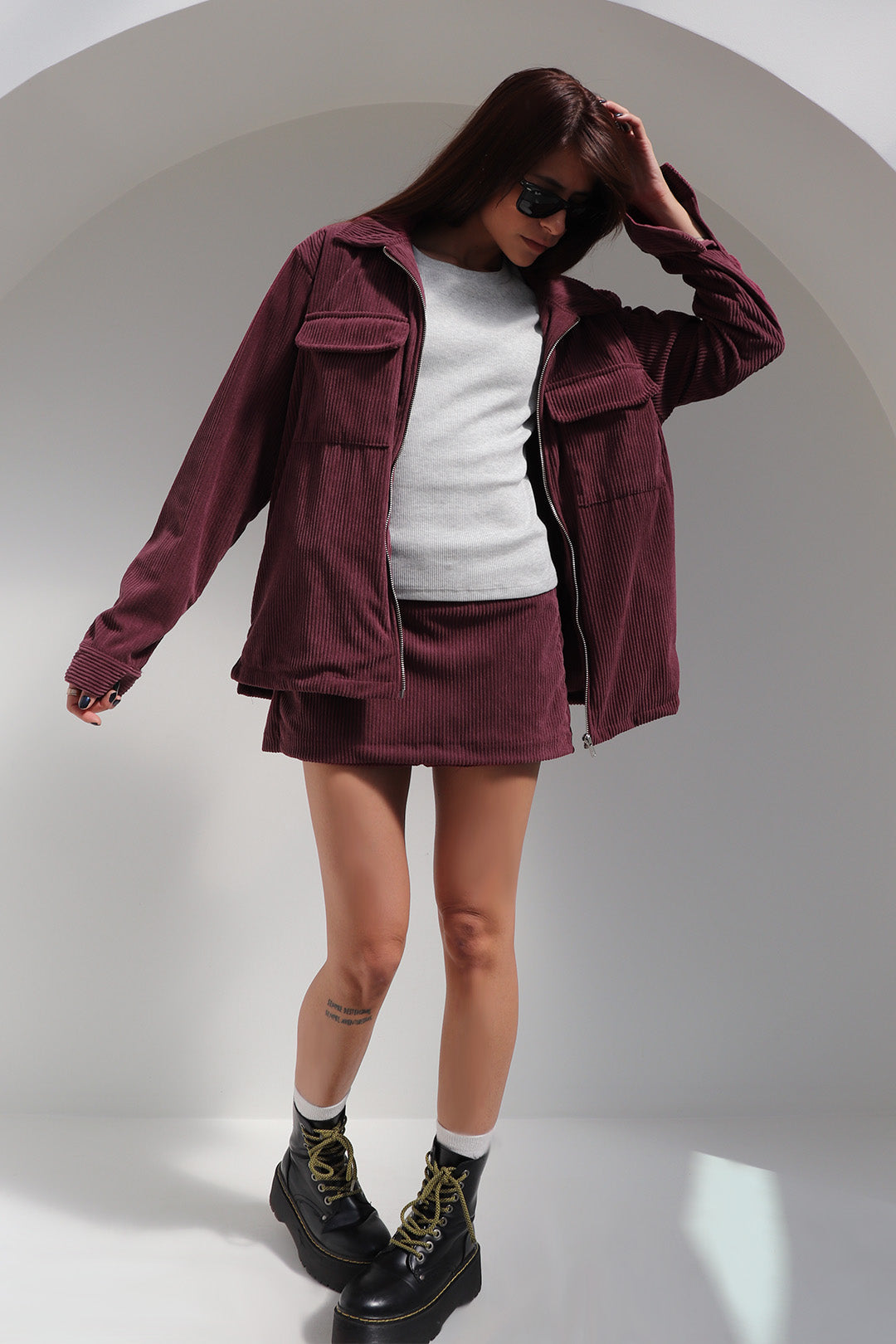 JAQUETA TENNESSEE VELUDO COTELÊ MARSALA PRÉ-VENDA ENVIO 27/08