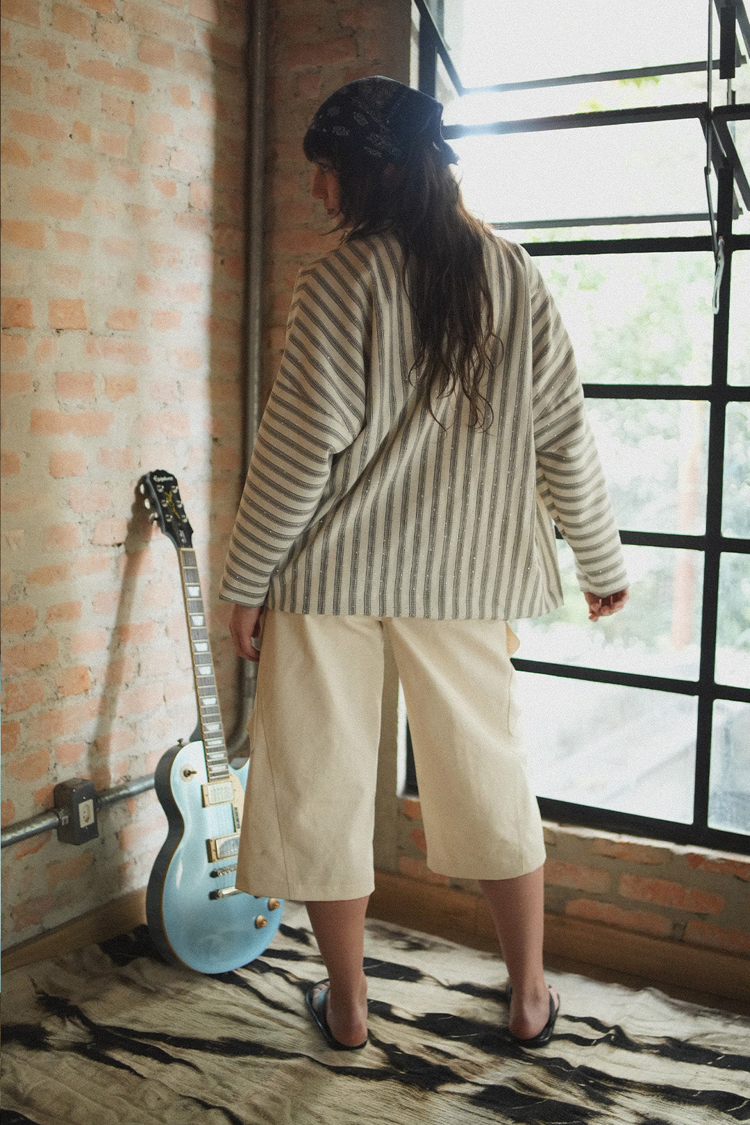 BERMUDA ATELIER SARJA OFF WHITE