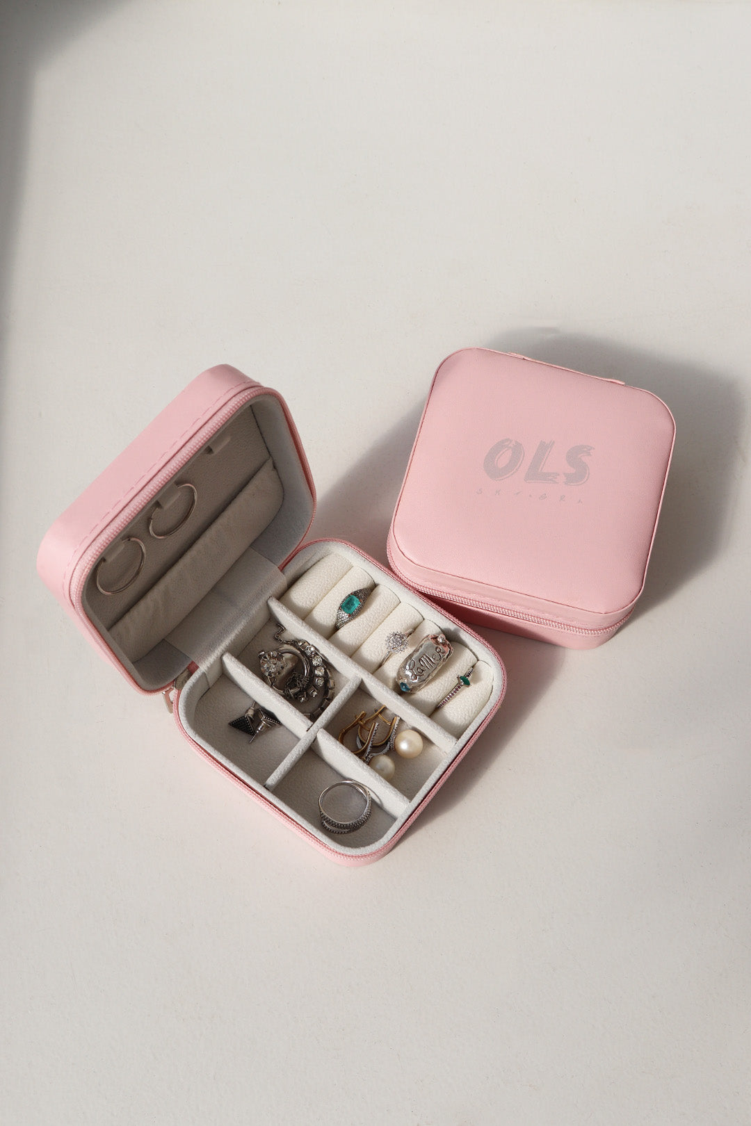 MINI PORTA JÓIAS OLS PINK