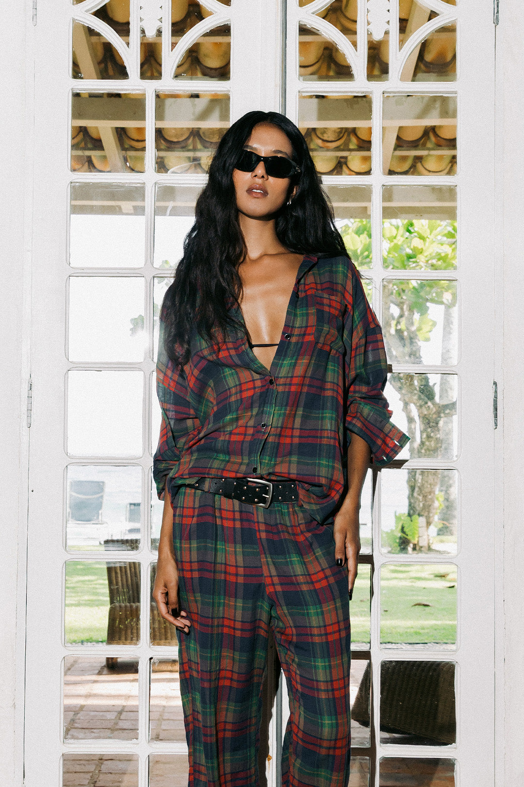 CAMISA MIDNIGHT ALGODÃO XADREZ GREEN