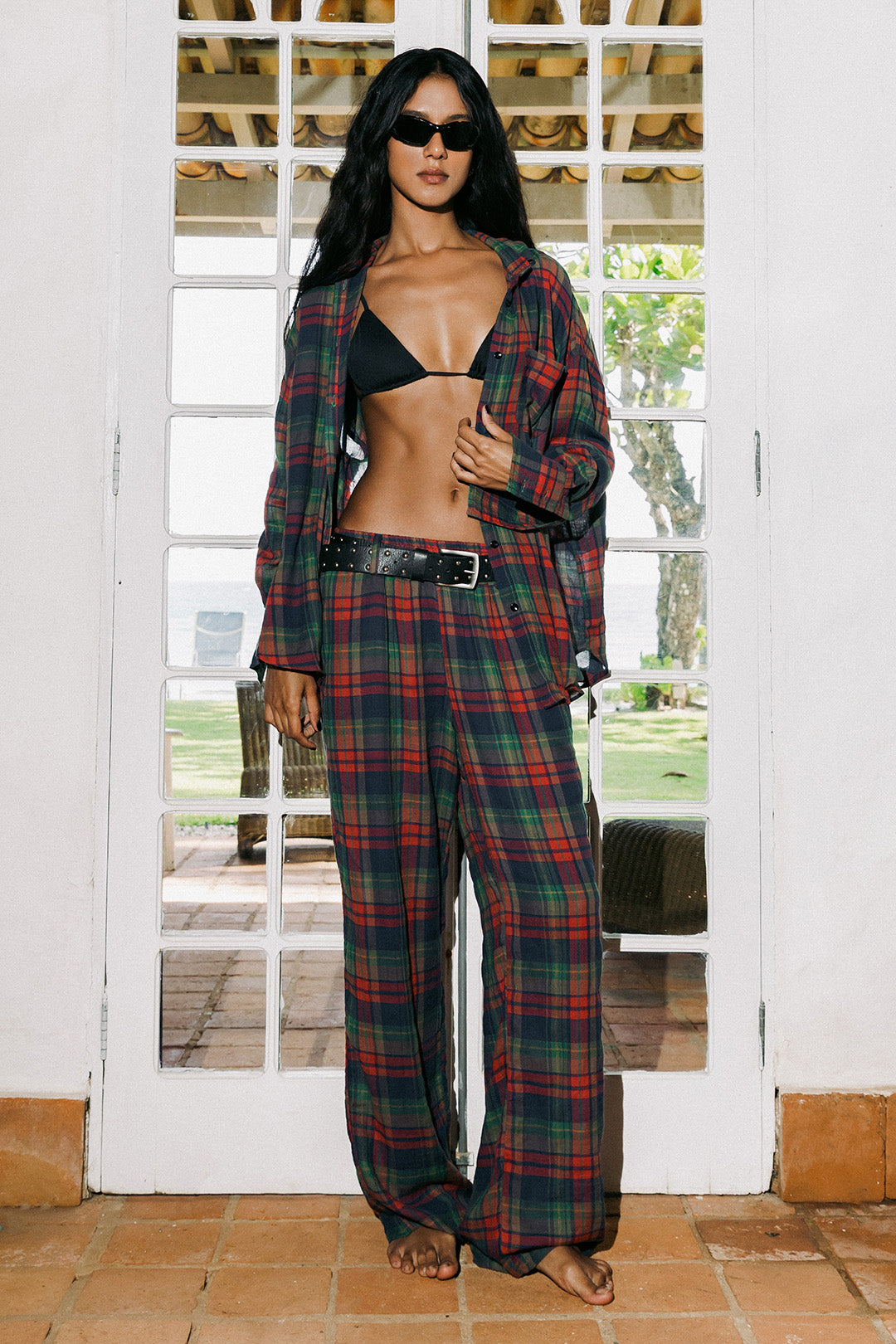 CAMISA MIDNIGHT ALGODÃO XADREZ GREEN