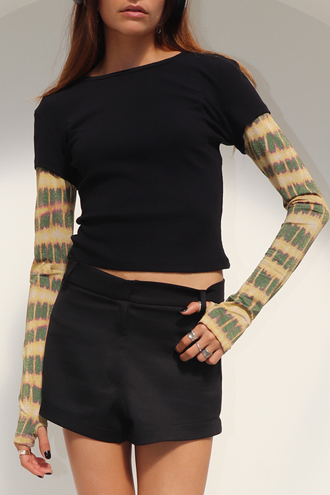 BLUSA CHILL MANGA LONGA MALHA BLACK