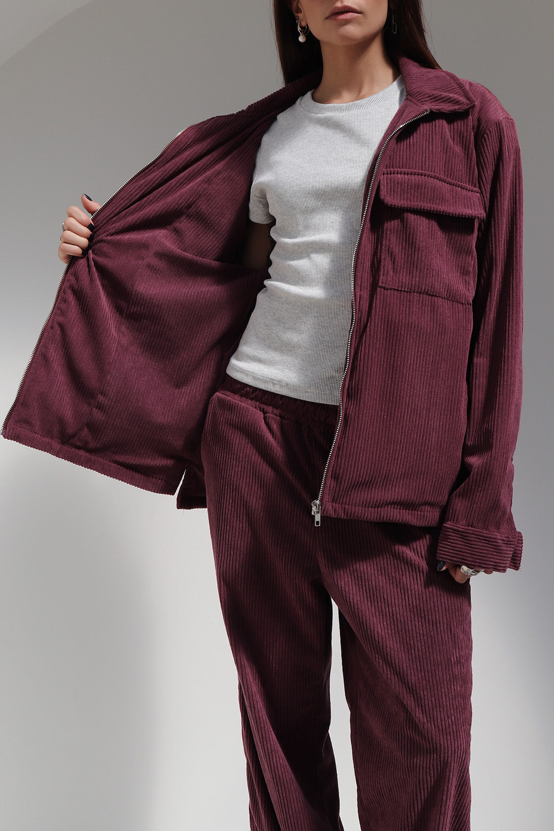 JAQUETA TENNESSEE VELUDO COTELÊ MARSALA PRÉ-VENDA ENVIO 27/08