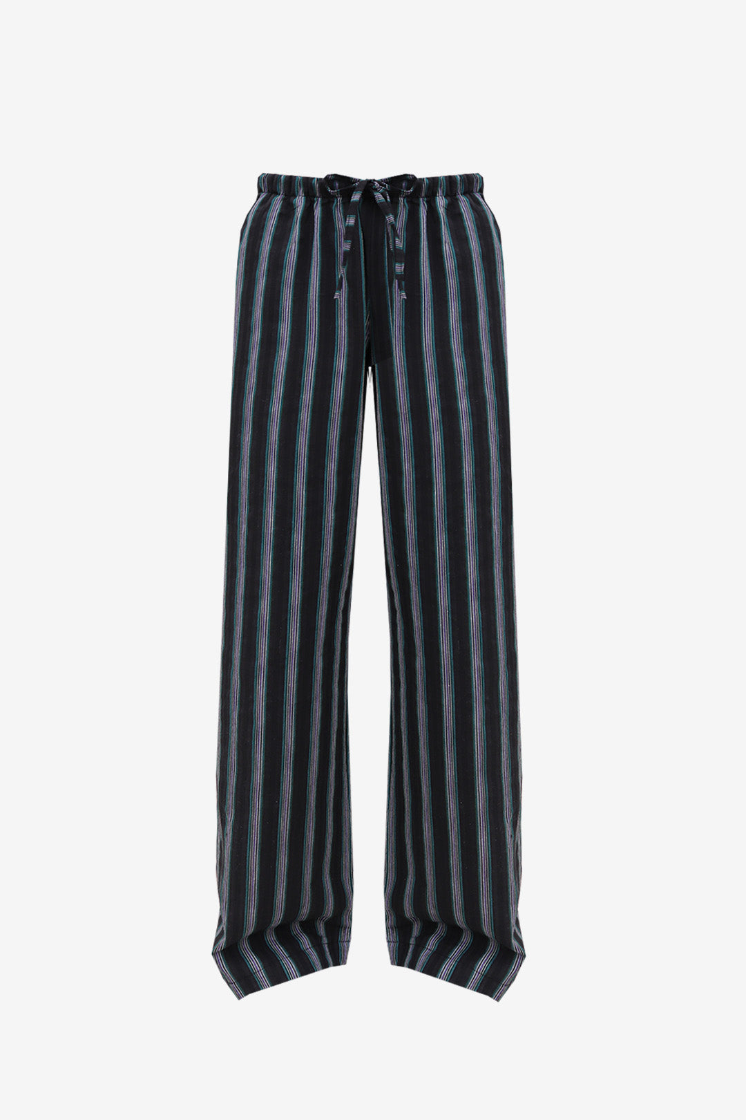 CALÇA BOHEMIAN ALGODÃO LISTRADO BLACK