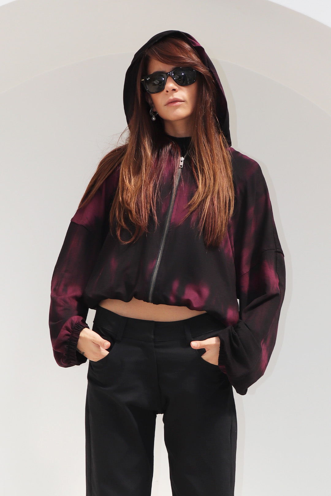 MOLETOM MYSTICAL TIE-DYE MARSALA