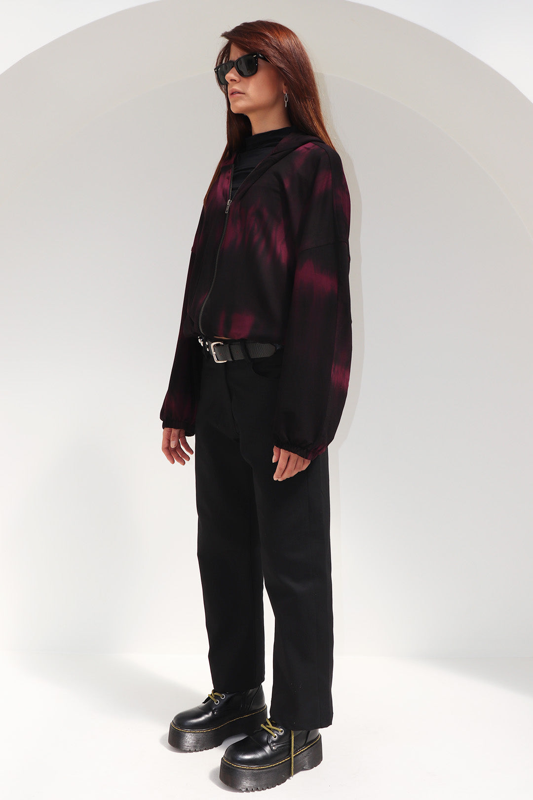 MOLETOM MYSTICAL TIE-DYE MARSALA