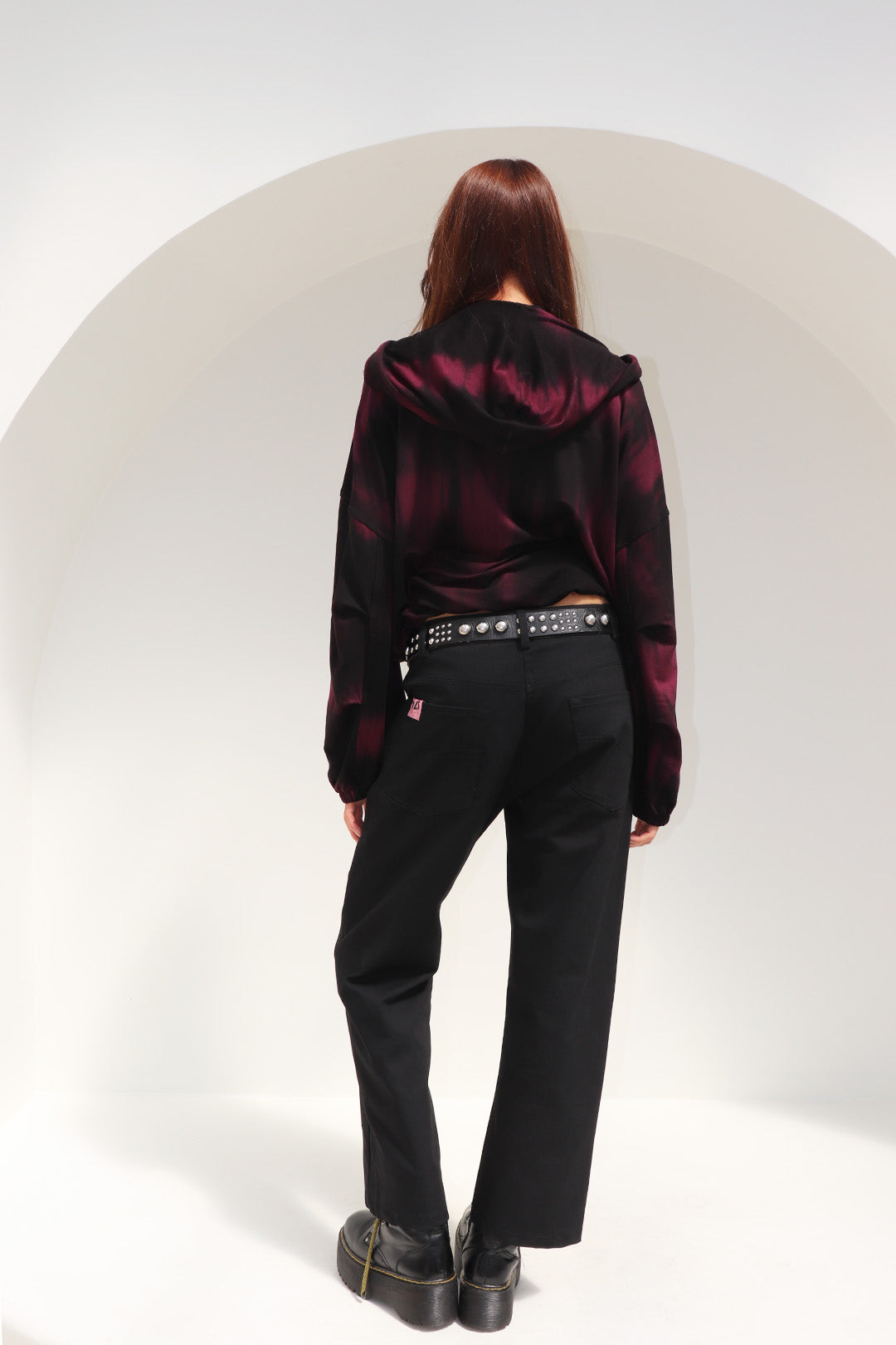 MOLETOM MYSTICAL TIE-DYE MARSALA
