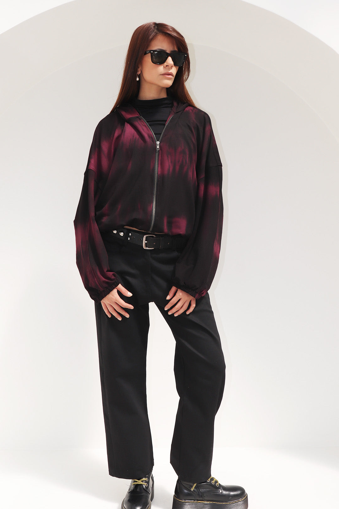 MOLETOM MYSTICAL TIE-DYE MARSALA
