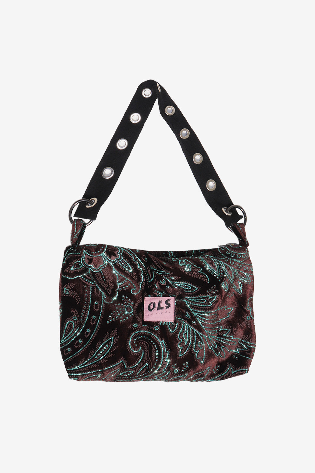 BOLSA HAZE VELUDO ESTAMPADO BROWN