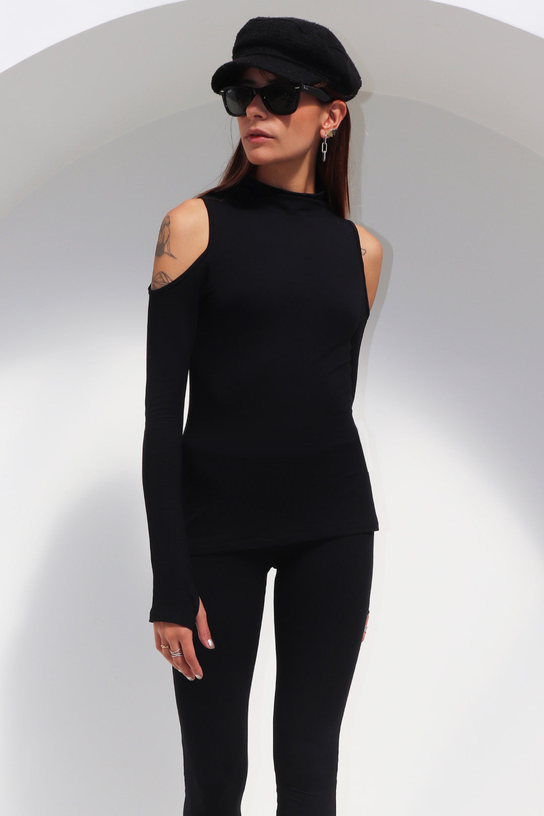 BLUSA CUT MALHA BLACK