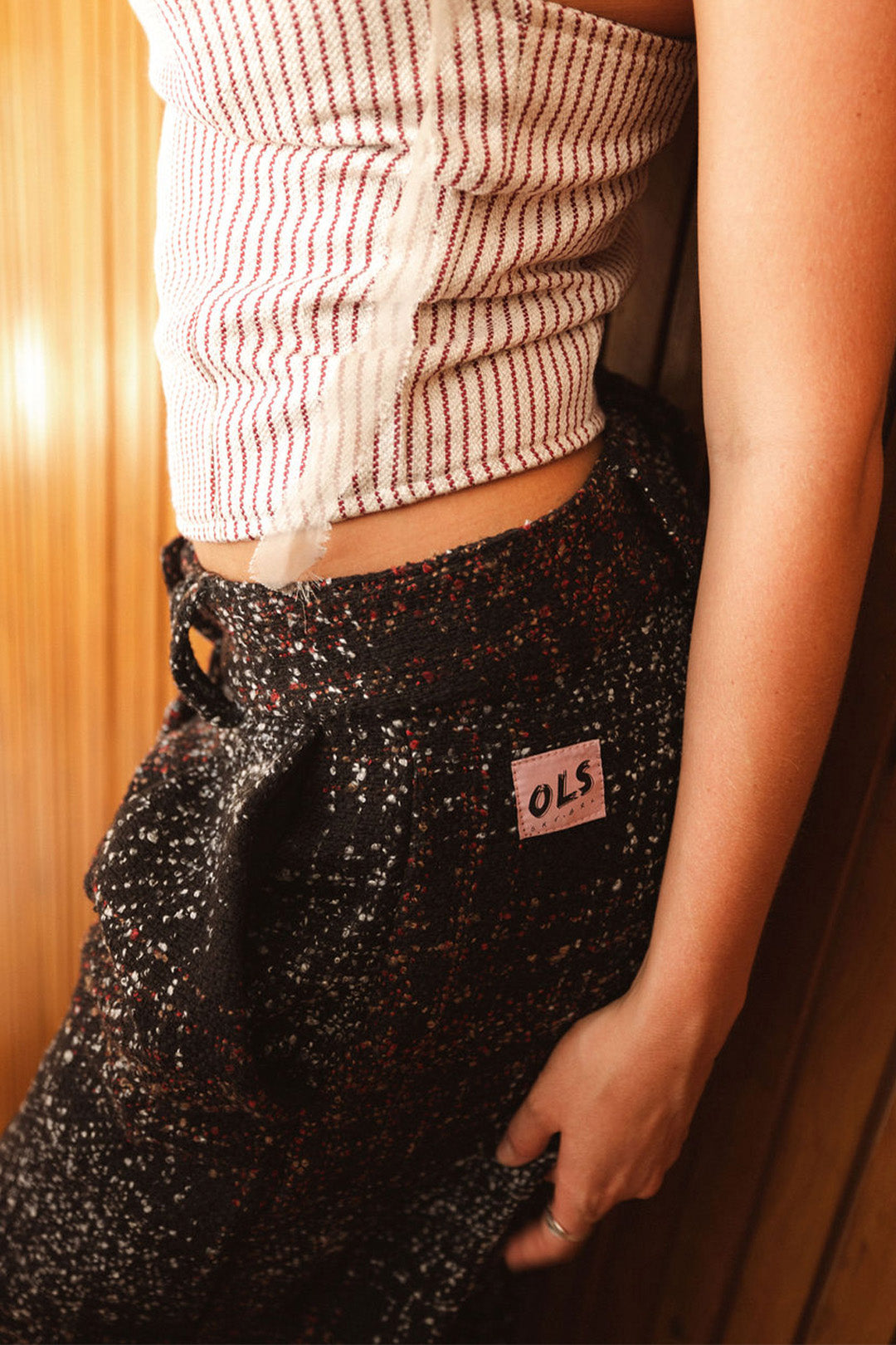 CALÇA SOUL TWEED BLACK