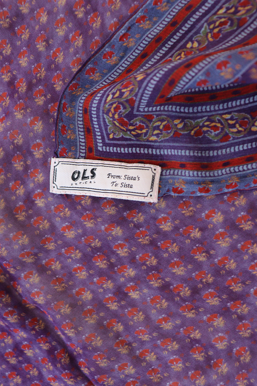 LENÇO BLOOM CHIFFON ESTAMPADO