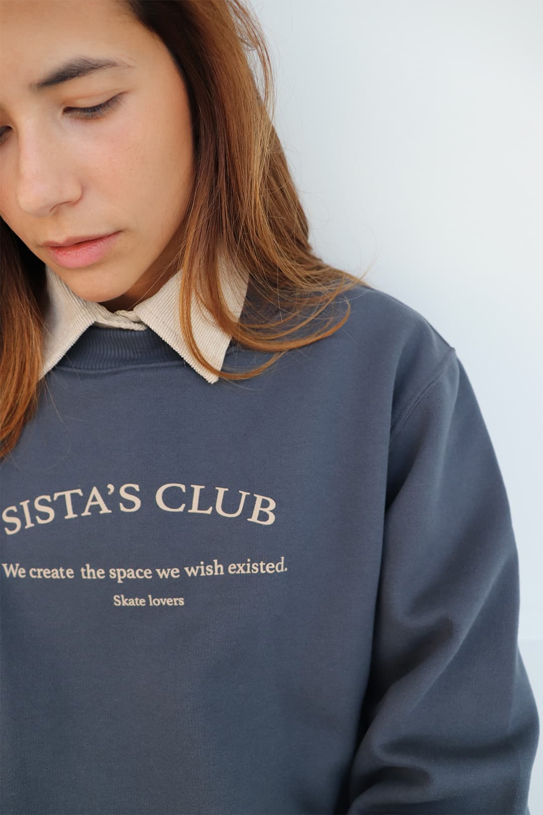 BLUSA SISTA´S CLUB MOLETOM LONGO CHUMBO