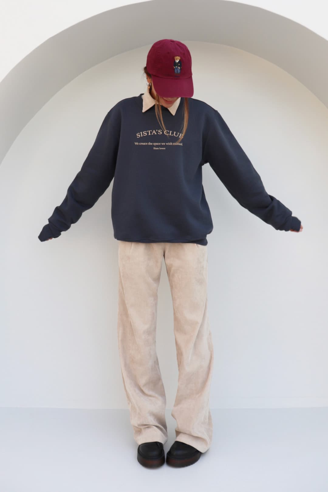 BLUSA SISTA´S CLUB MOLETOM LONGO CHUMBO