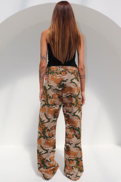 CALÇA DESERT PANTALONA SARJA MILITAR BIEGE
