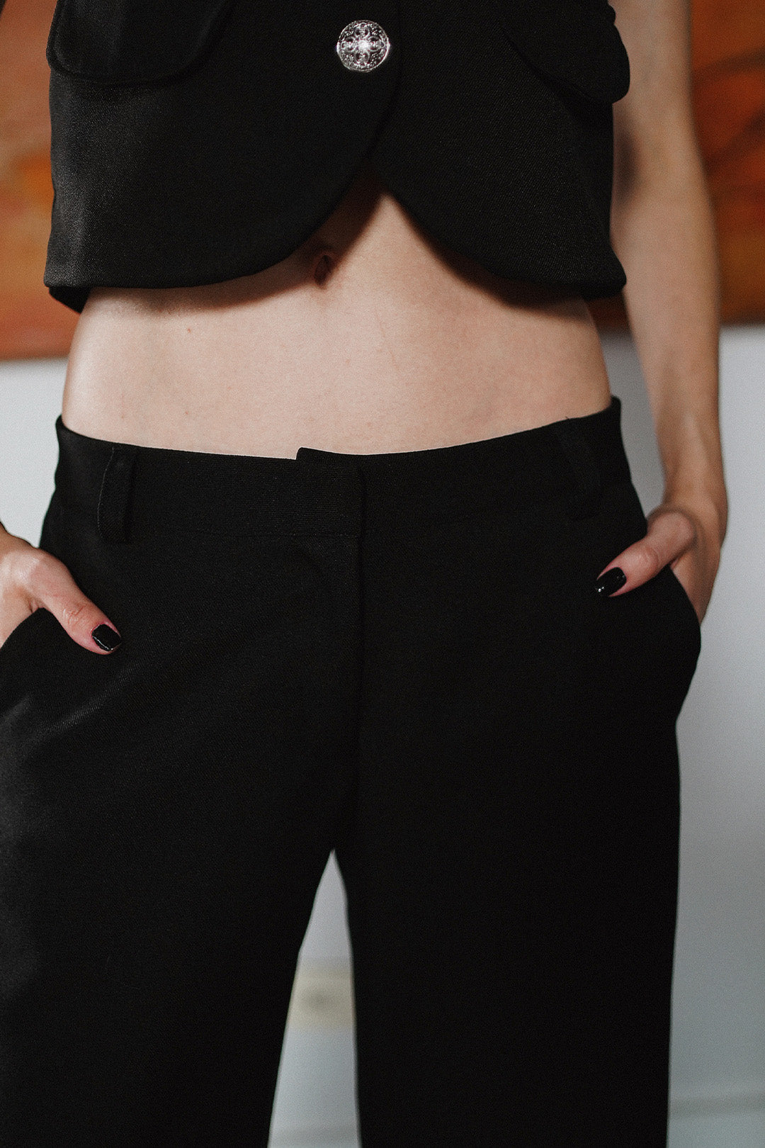 CALÇA GABRIELLE ALFAIATARIA BLACK
