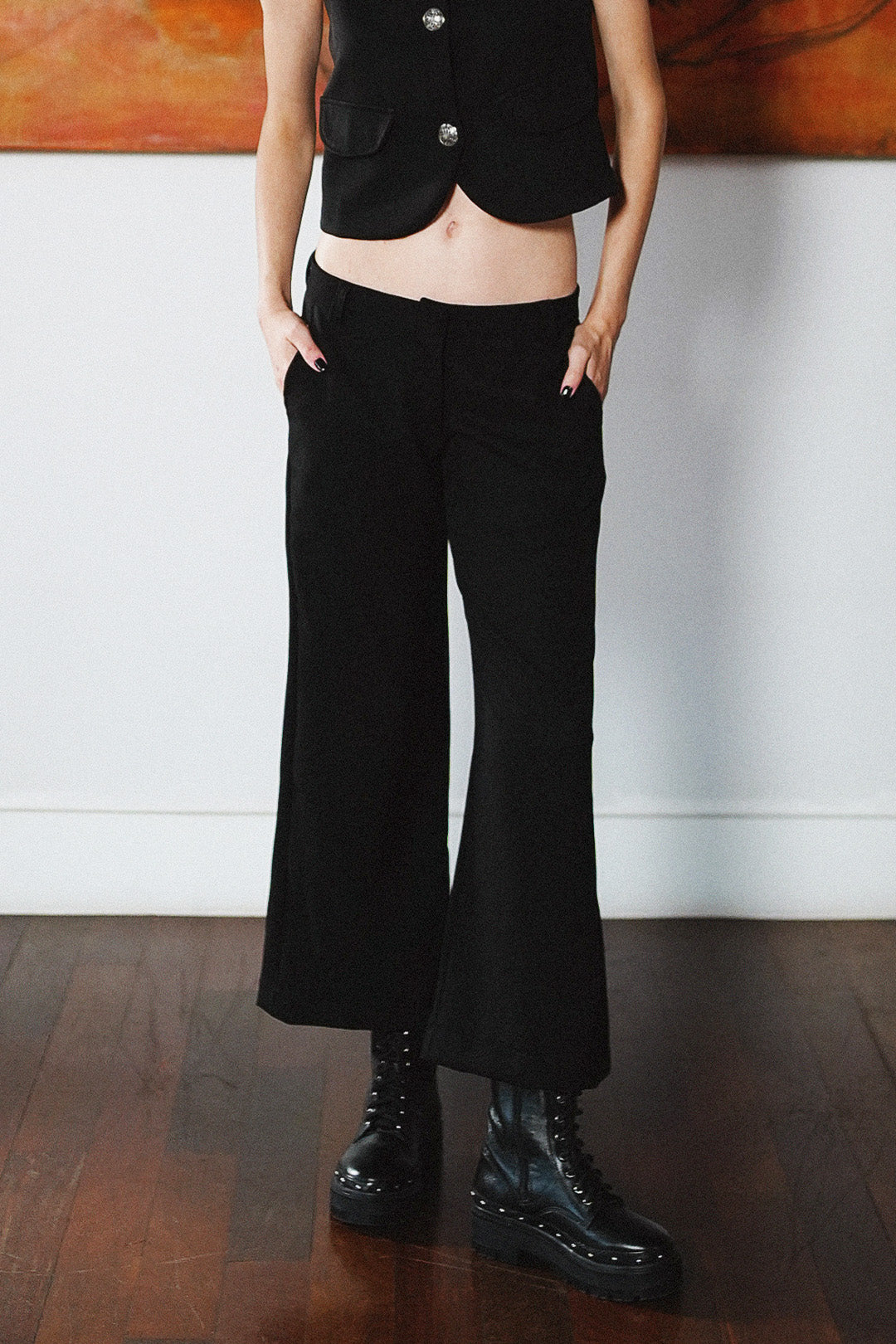 CALÇA GABRIELLE ALFAIATARIA BLACK