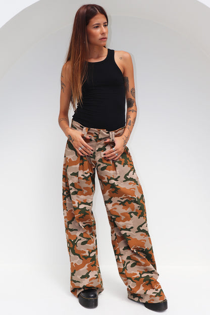 CALÇA DESERT PANTALONA SARJA MILITAR BIEGE