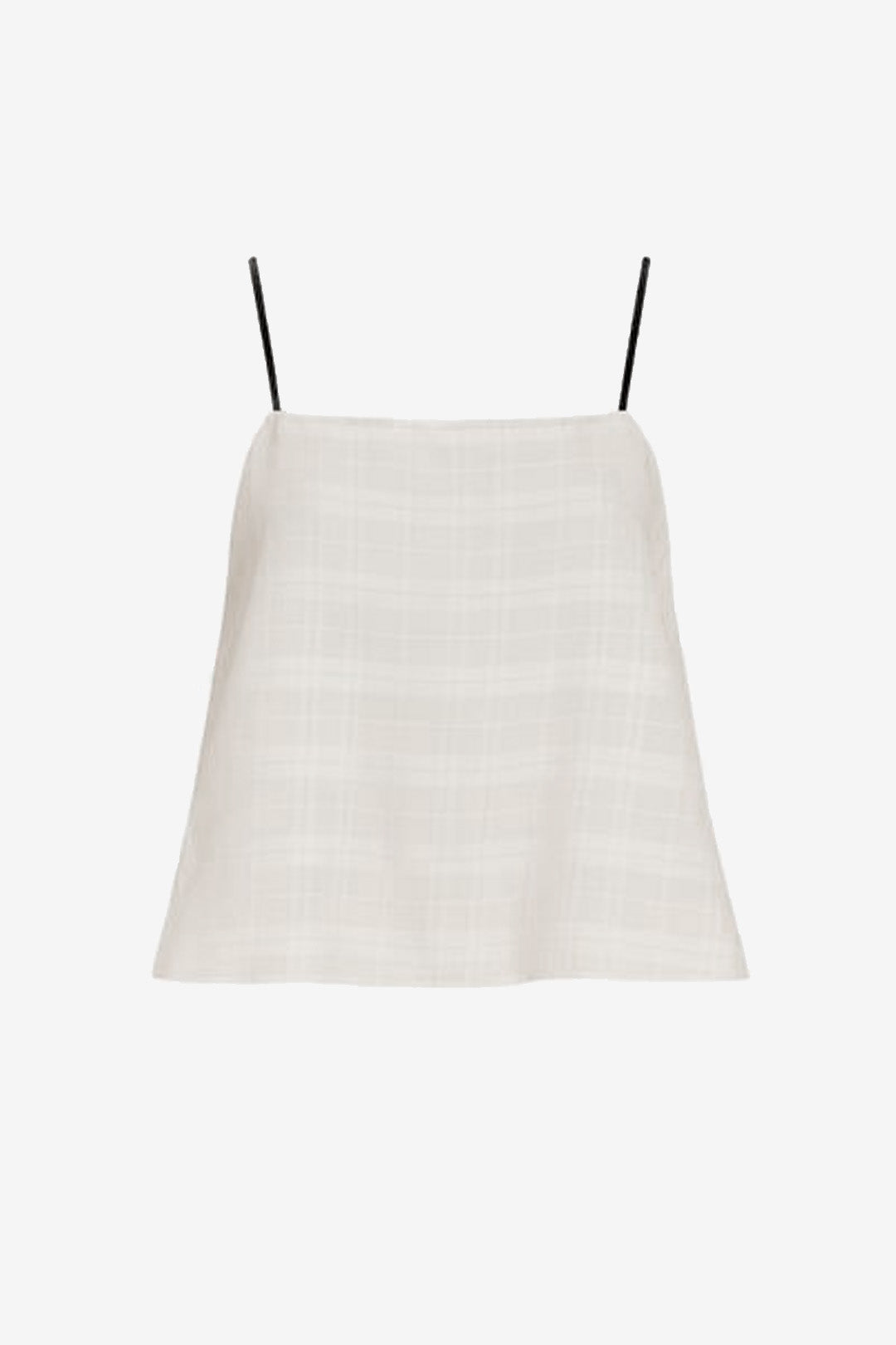 TOP VOIL CHESS OFF WHITE