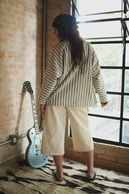 BERMUDA ATELIER SARJA OFF WHITE