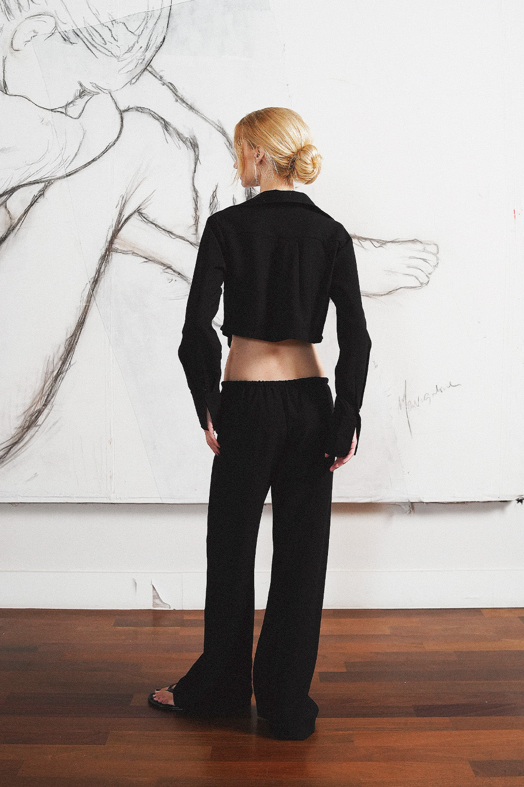 CALÇA SENSUALITÉ VISCOSE BLACK