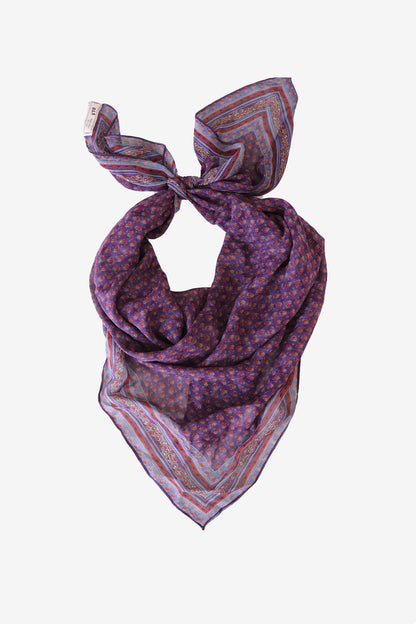 LENÇO BLOOM CHIFFON ESTAMPADO