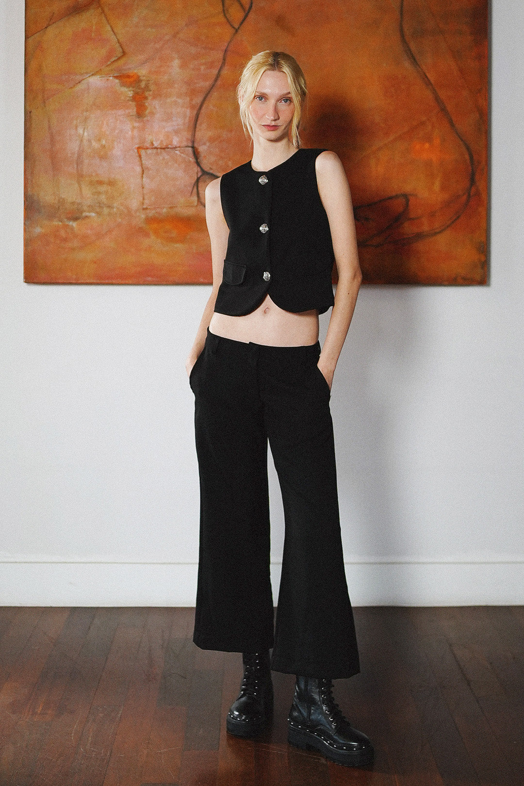 CALÇA GABRIELLE ALFAIATARIA BLACK