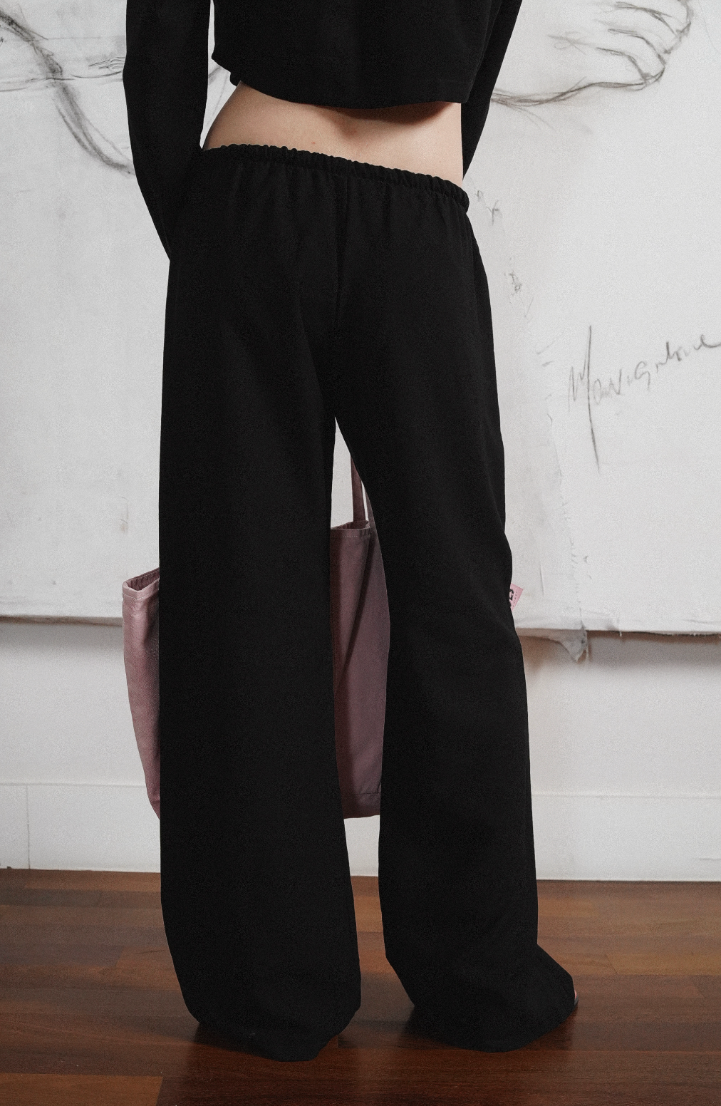 CALÇA SENSUALITÉ VISCOSE BLACK
