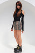 MINI SAIA SHORTS SNAKE SARJA GREEN