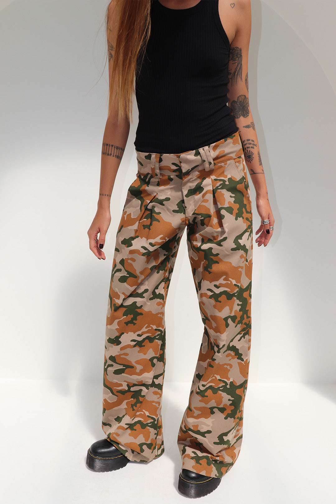 CALÇA DESERT PANTALONA SARJA MILITAR BIEGE