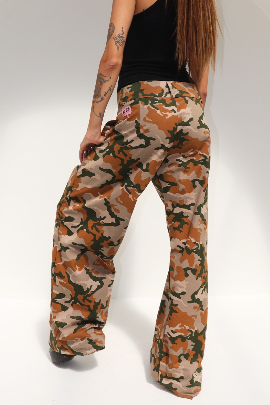 CALÇA DESERT PANTALONA SARJA MILITAR BIEGE