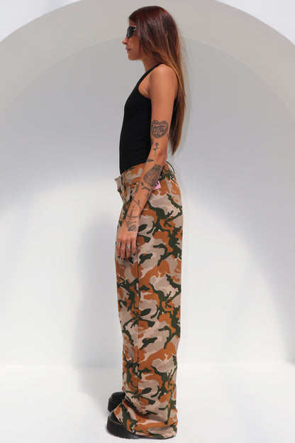 CALÇA DESERT PANTALONA SARJA MILITAR BIEGE