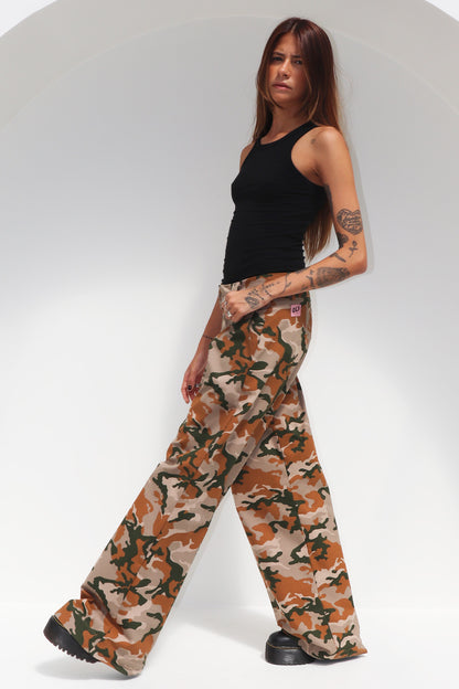 CALÇA DESERT PANTALONA SARJA MILITAR BIEGE