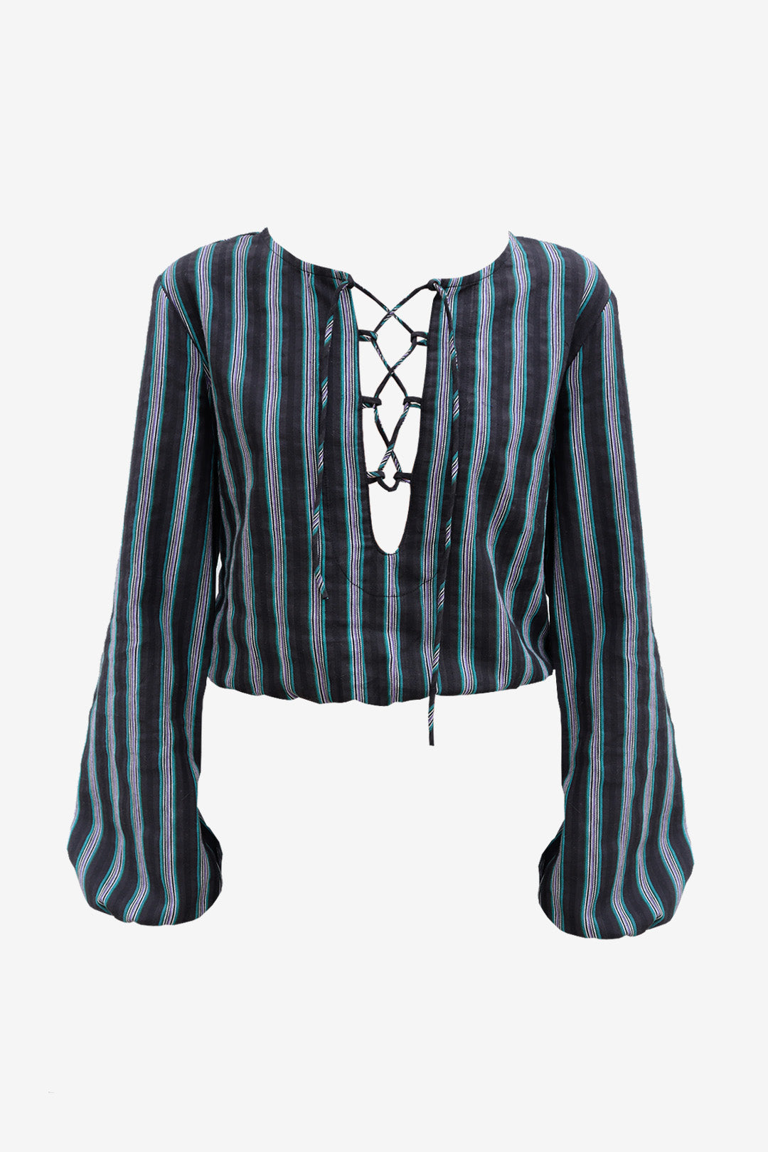 BLUSA BOHEMIAN ALGODÃO LISTRADO