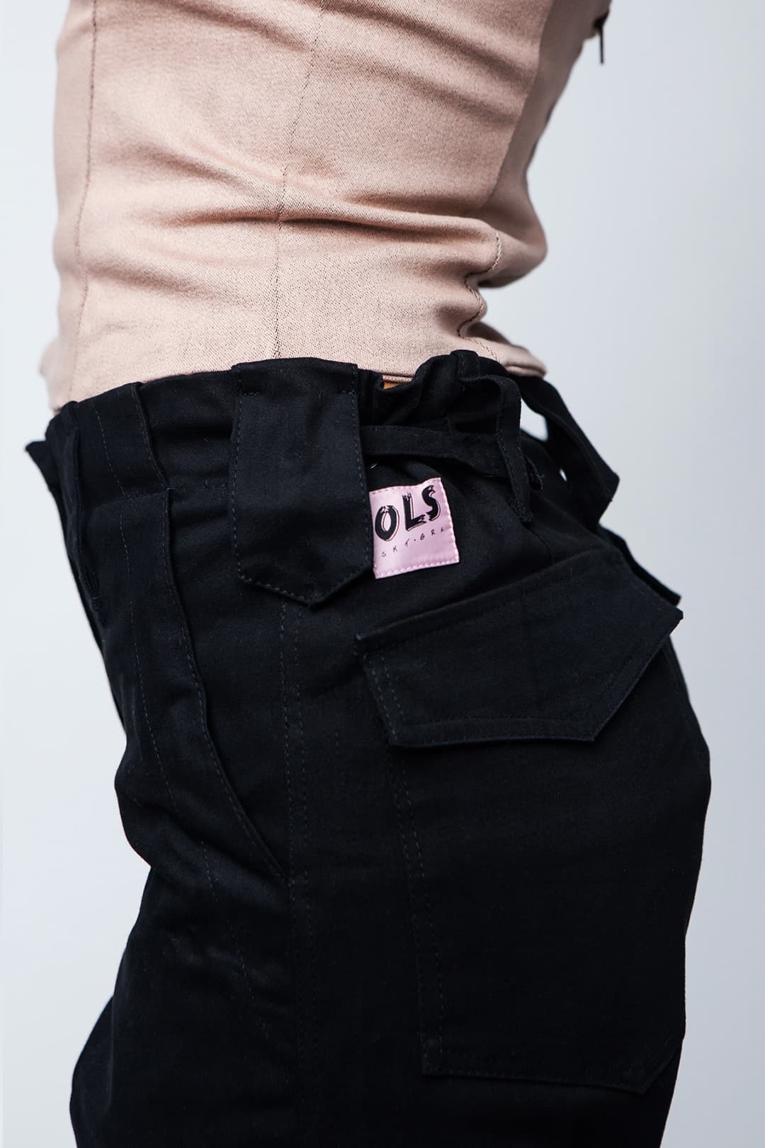 CALÇA STRIPES CARGO BLACK